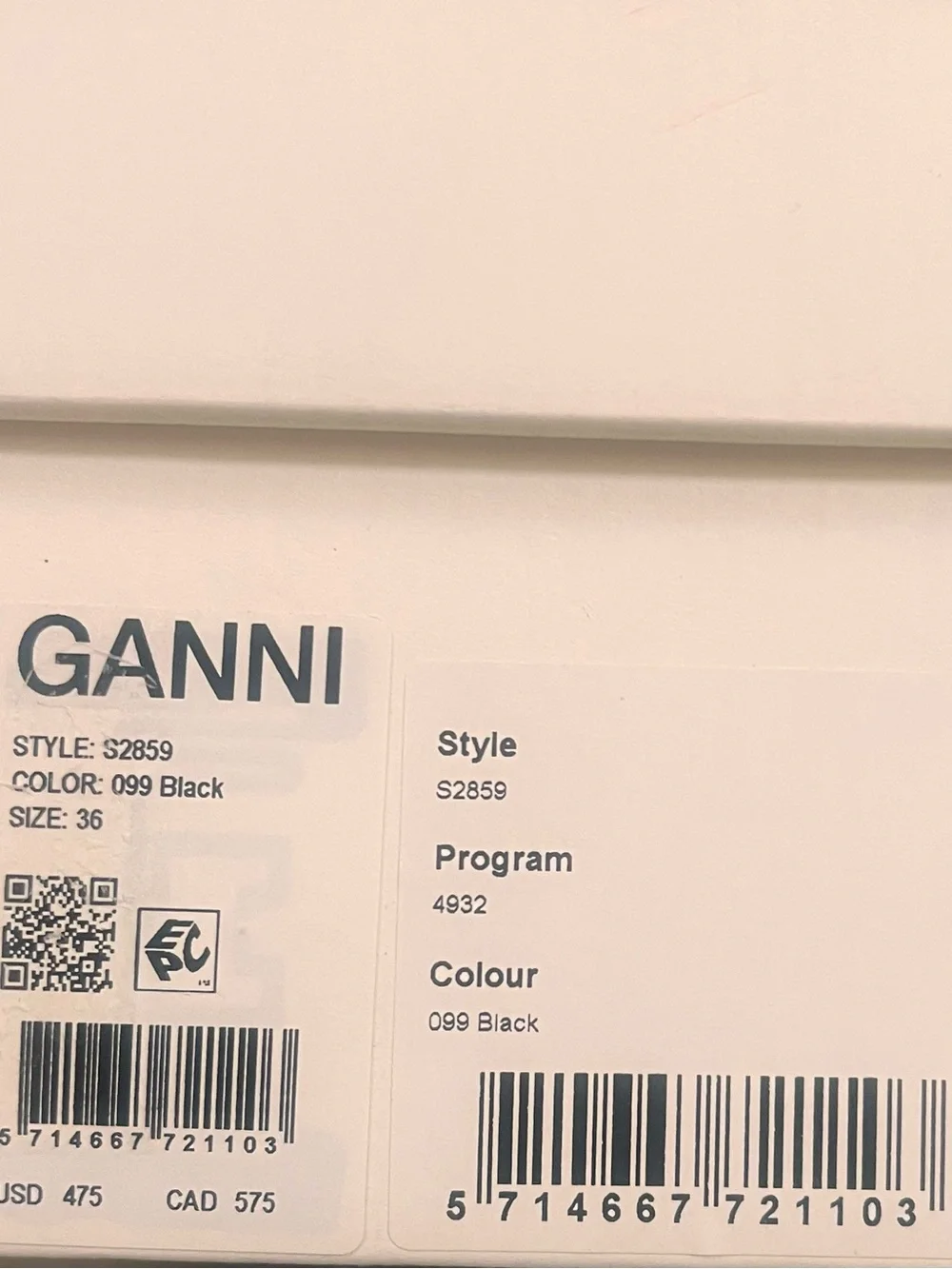 Ganni Big Bow Slingback Ballerina